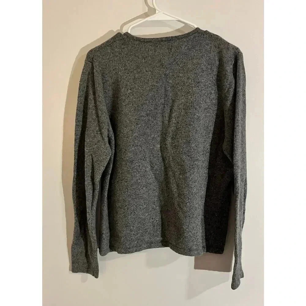 Northern reflections XL vintage wool blend grey cardigan - Picture 4 of 4